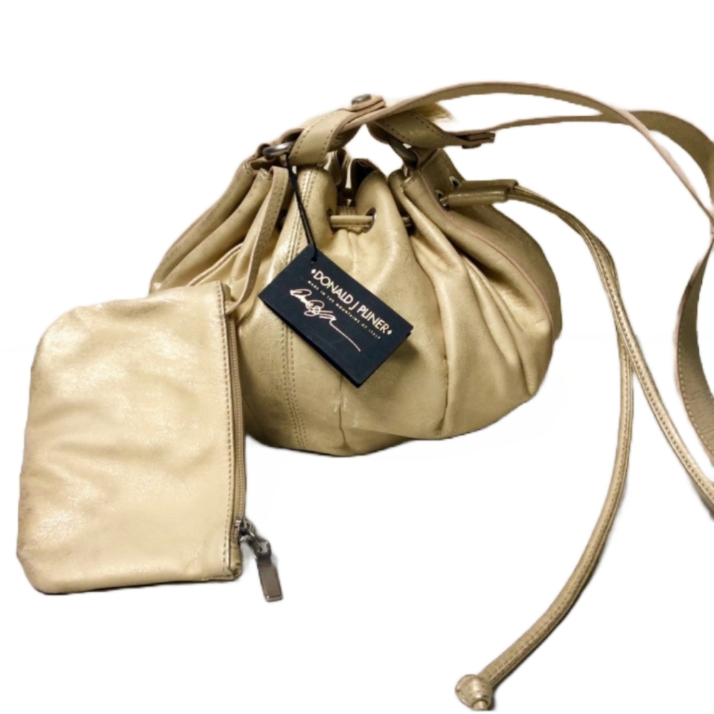 DONALD J. PLINER “DYLAN” DRAWSTRING BAG NWT